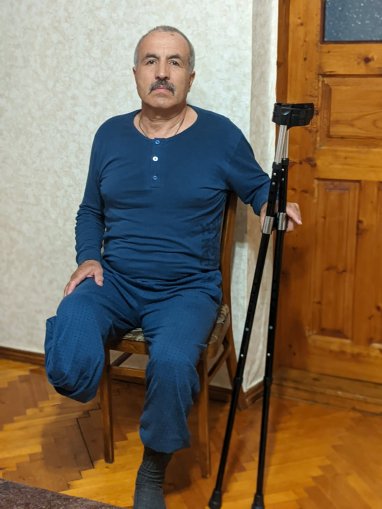 Mihail Cherdivara recently received a prosthesis thanks to the people who decided to support him!