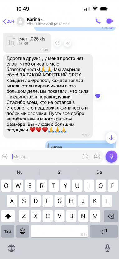 Am reusit o mobilizare frumoasa intr-un timp atat de scurt.